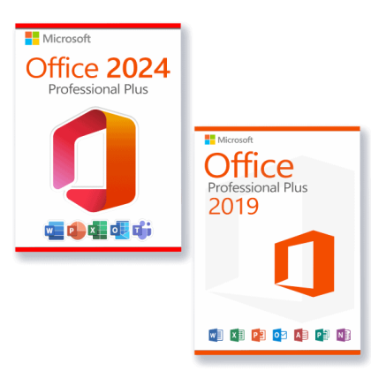 Microsoft Office 2024 Pro Plus + Office 2019 Pro Plus für 3 PC
