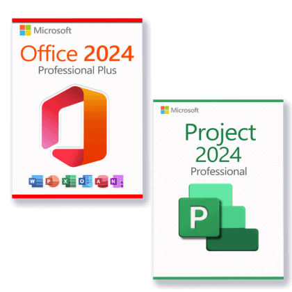 Microsoft Office 2024 Professional Plus + Microsoft Project 2024 Professional für 3 PC